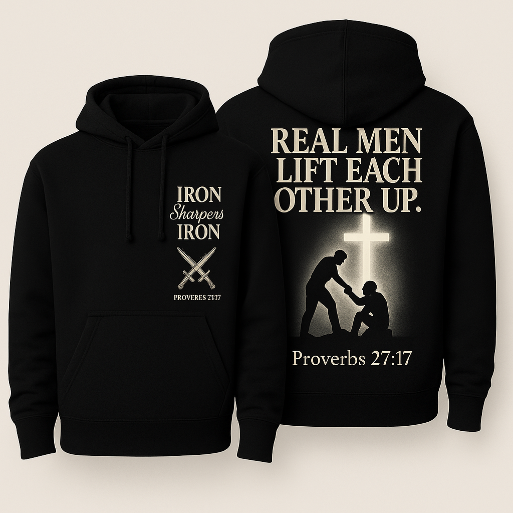 Iron sharpens iron hoodie